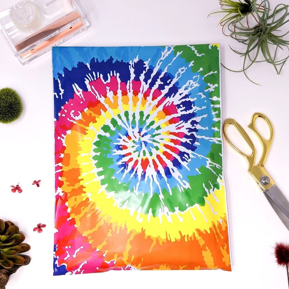 25 10X13 Poly Mailers Tye Dye Shipping Envelopes PRICE IS FIRM - Picture 15 of 15